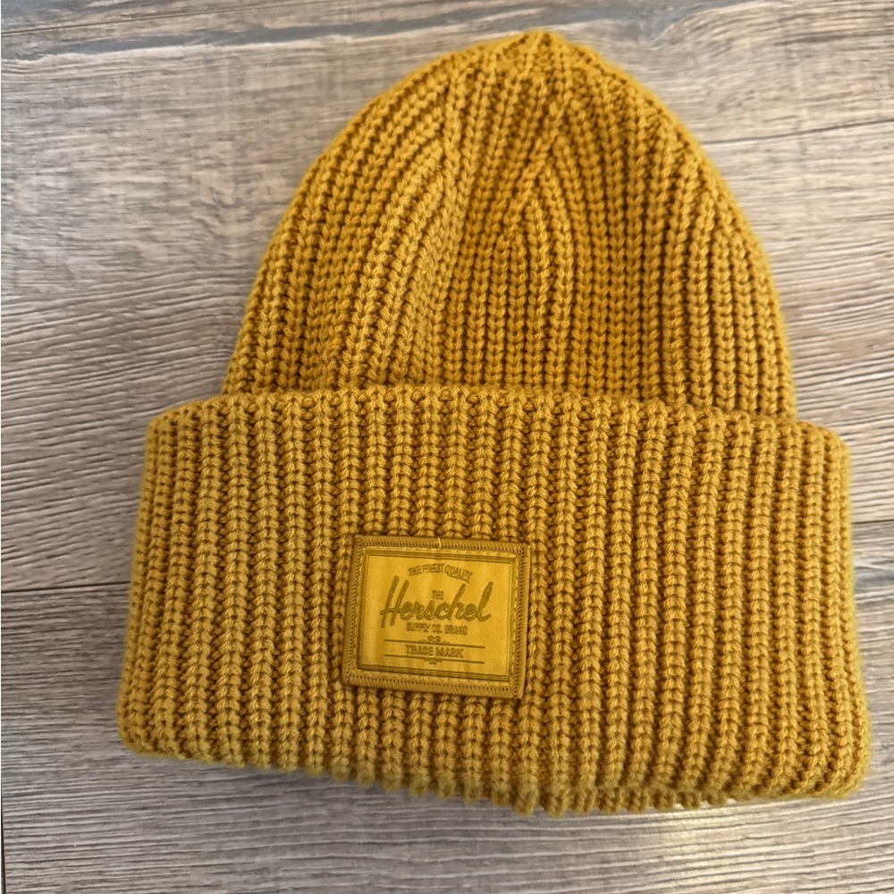 Herschel Supply Company Mustard Knit Beanie